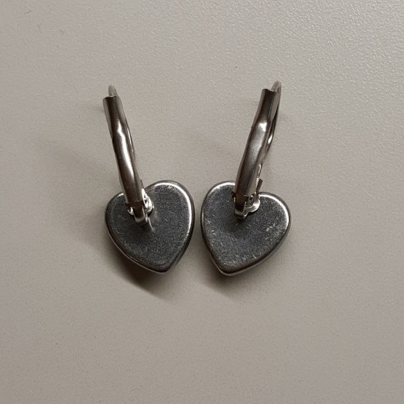 NEW iridescent mermaid scale drop earrings - Picture 5 of 7